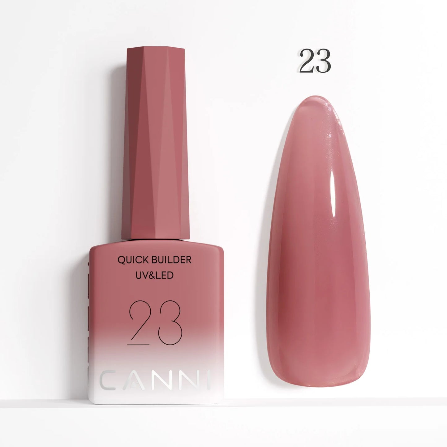 CANNI Nail Gel Polish HEMA/TPO FREE Extension UV Gel Builder Nail Gel In Bottle Semi Permanent Rubber Base Self-leveling Gel