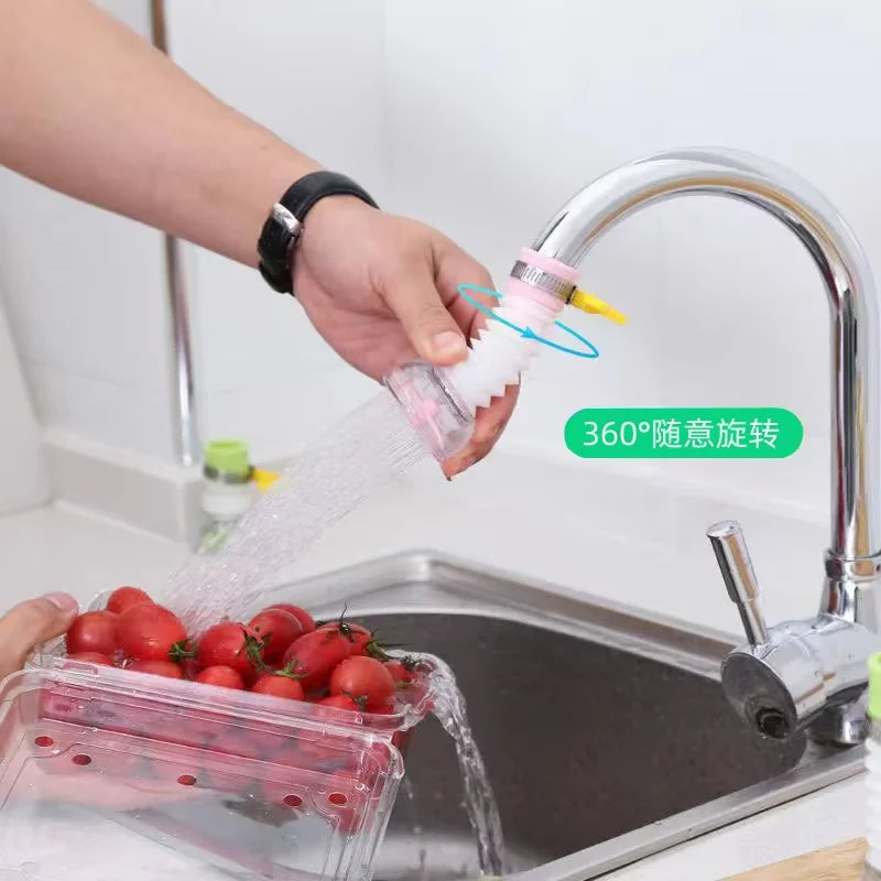 360 Kitchen Anti-Splashing Faucet Can Rotate Extend The Filter Home Universal Water Faucet Multifunction Wash Basin Shower Fauce