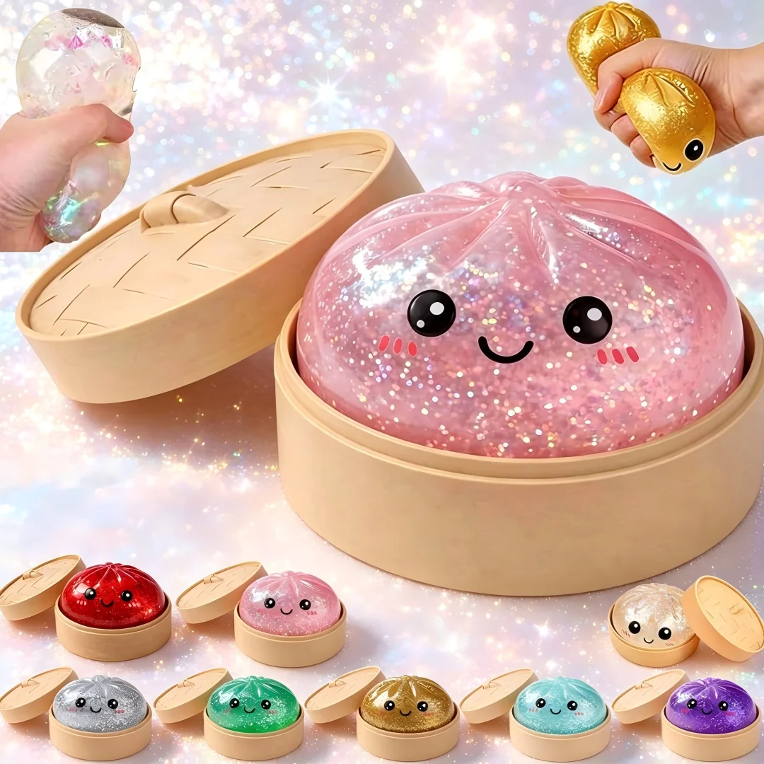 Assorted 100Pcs Surprise Blind Box Squishy Toys Slow Rebound Squeeze Fidget Stress Relief Birthday Party Favor Gifts