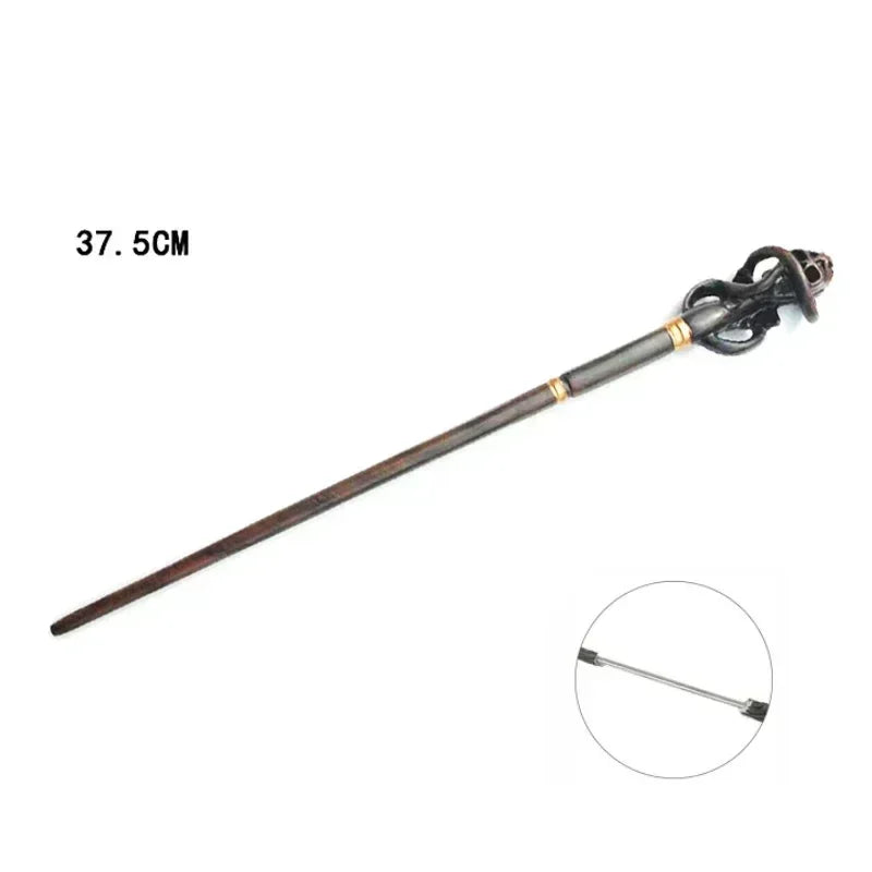 New Anime Cosplay Metal Core Magic Wand Harri Decoration Toy Accessories For Bacchetta Di Plastic Pottee Magic Stick