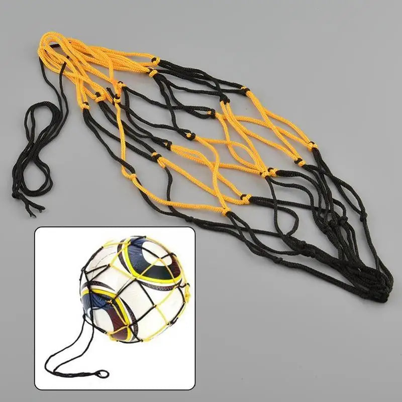 Ball Net Bag Net Bag Mesh For Soccer Ball Basketball Soccer Outdoor Football Standard Drawstring Volleyball Closure