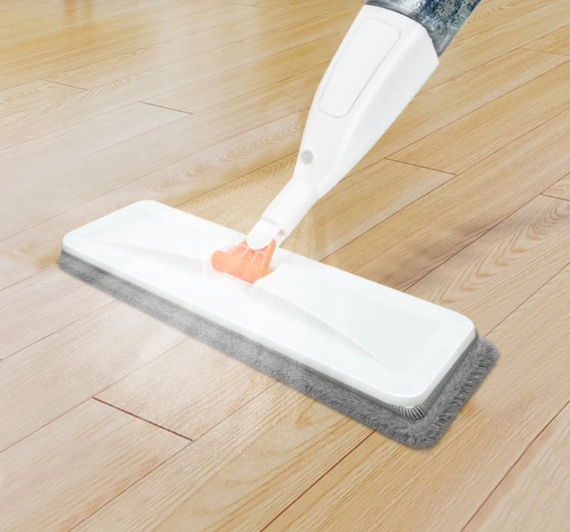 New Large Household Spray Mop With Replaceable Microfiber Pad For Wet And Dry Cleaning Microfiber Pads Rotating Spray Mop Broom