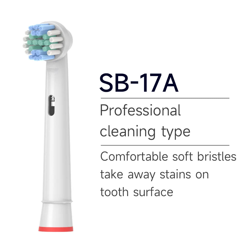 Electric Toothbrush Replacement Brush Heads for Oral  Basic Cleaning B toothbrush nozzle BristlesD100 D25 D30 D32 4739 3709 3744