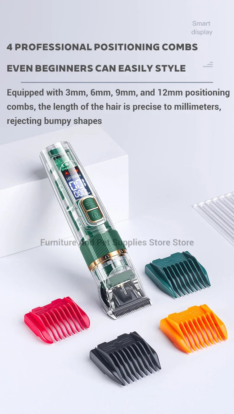 Cat Dog Hair Clipper Electrical Professional Hair Clipper for Pets Silent Hair Cutter USB Rechargeable Pet Grooming Clipper Set