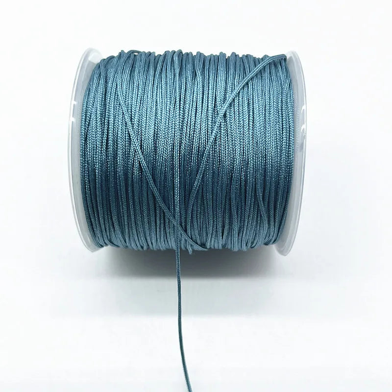 100M/Roll 0.8mm Nylon Cord Thread Chinese Knot Macrame Cord Bracelet Braided String DIY Tassels Beading Shamballa String Thread
