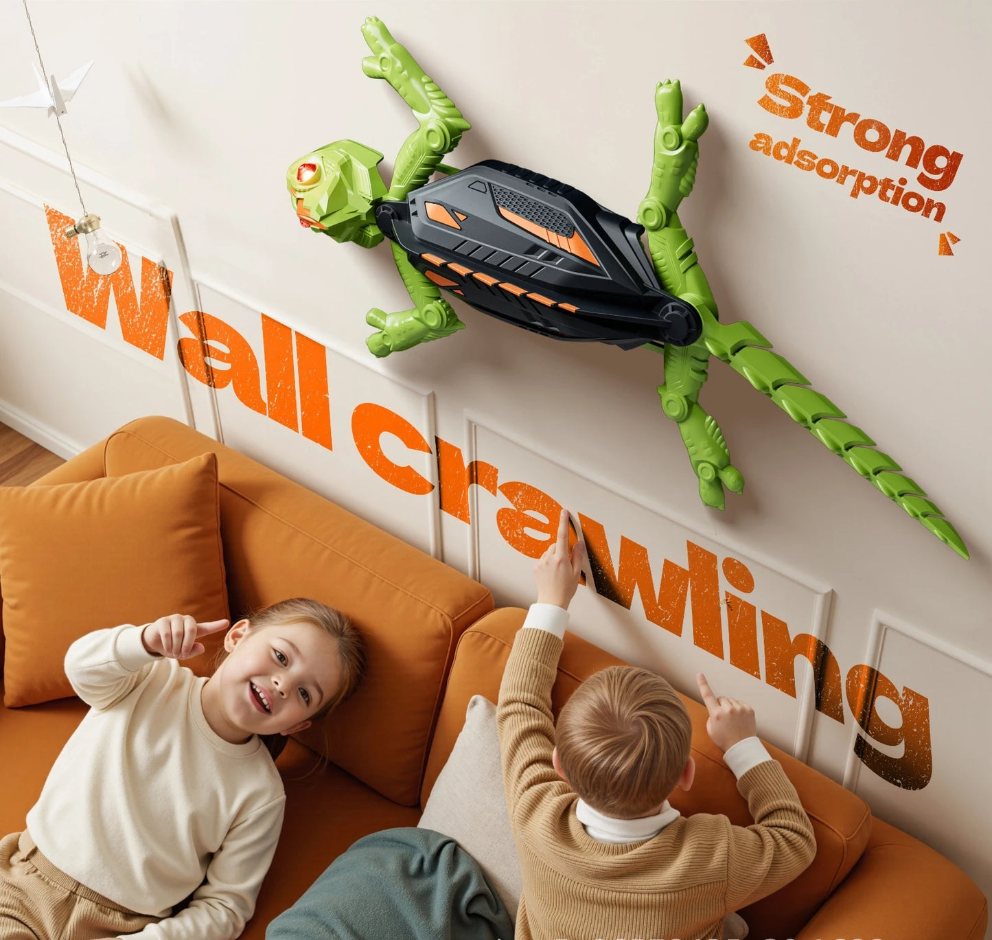 RC Biomimetic Wall Climbing Toy Electric Simulation Lizard Gecko Spider Cockroach Mechanical Animal Remote Control 360 Rotation