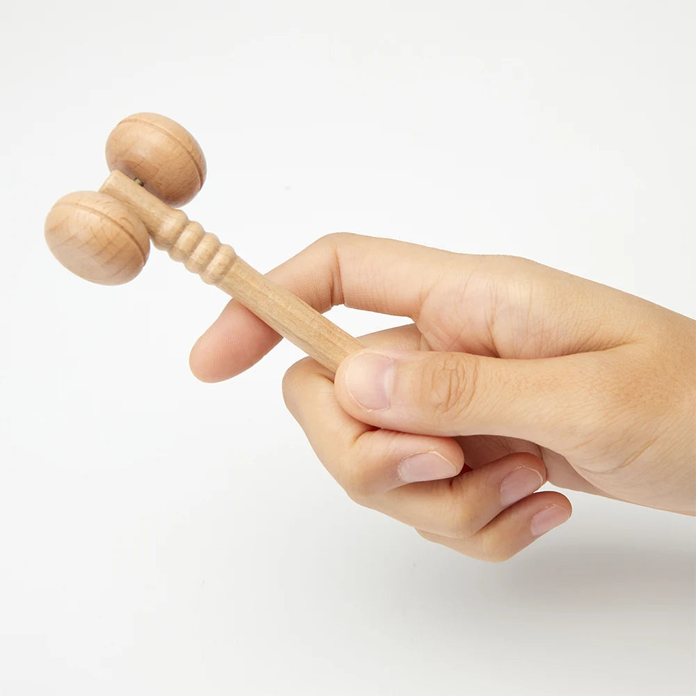 1/7pcs Face Massager  Wooden Face  Face Roller Mini Wood Therapy Face Wood Therapy Meridian Massage Kit Facial Roller Lifting