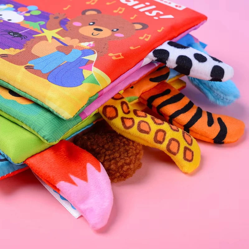 6PCS Cloth Building Blocks Baby Infant Soft Plush Doll Kids Sensory Educational Toys for Children Building Cube Construction Set