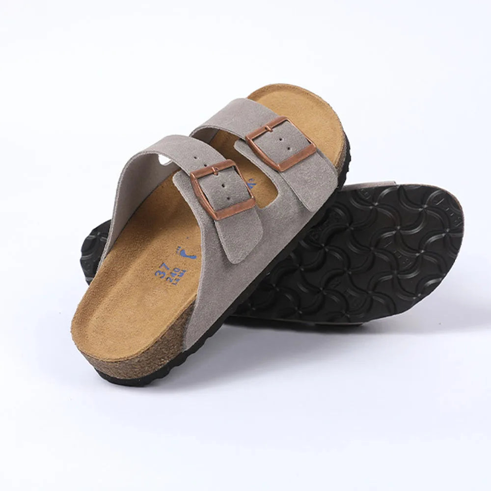 Fashionable modern men's and women's sandals are comfortable and versatile for summer, beach, and outdoor use