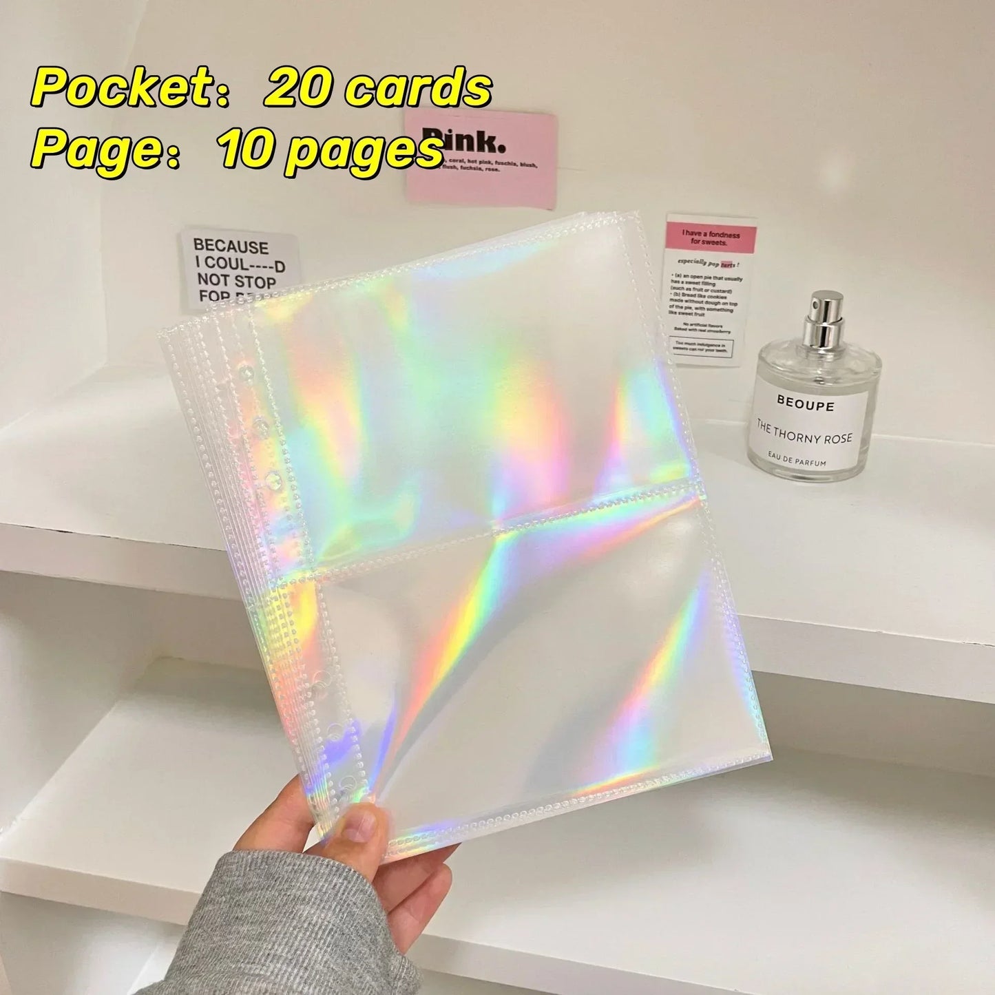 A5 Binder Photocards Cover Kpop Loose-leaf Collect Book Photo Cards Album Storage Book Stationery Birthday Gifts 포토카드 바인더