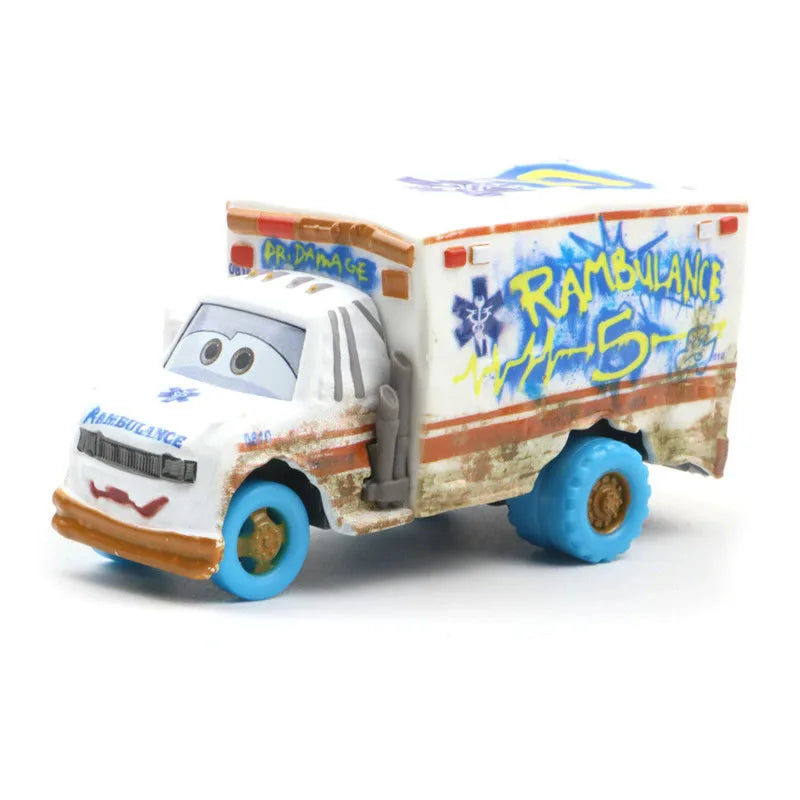 Cars Disney Pixar Cars Toy Lightning McQueen Jackson Storm Mater Sally Sheriff 1:55 Diecast Model Car Toy Children Birthday Gift