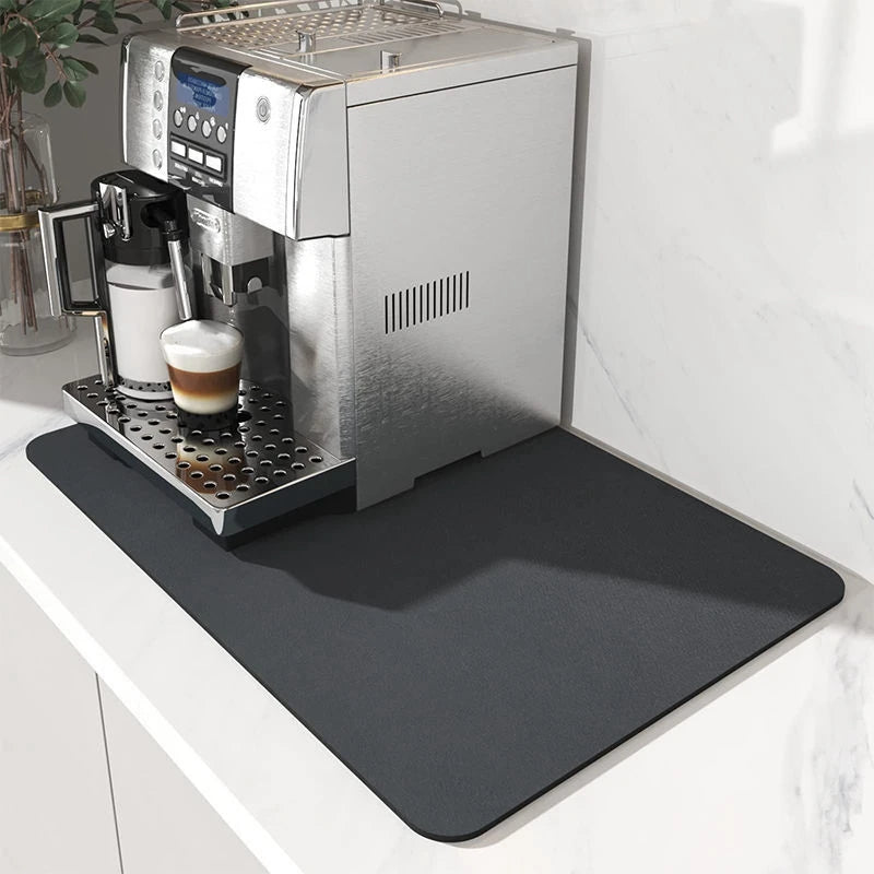 Super Absorbent Kitchen Tableware Impermeable Drainage Mat Heat Insulation Non-slip Pad Tableware Mats Coffee Dish Drying Mat