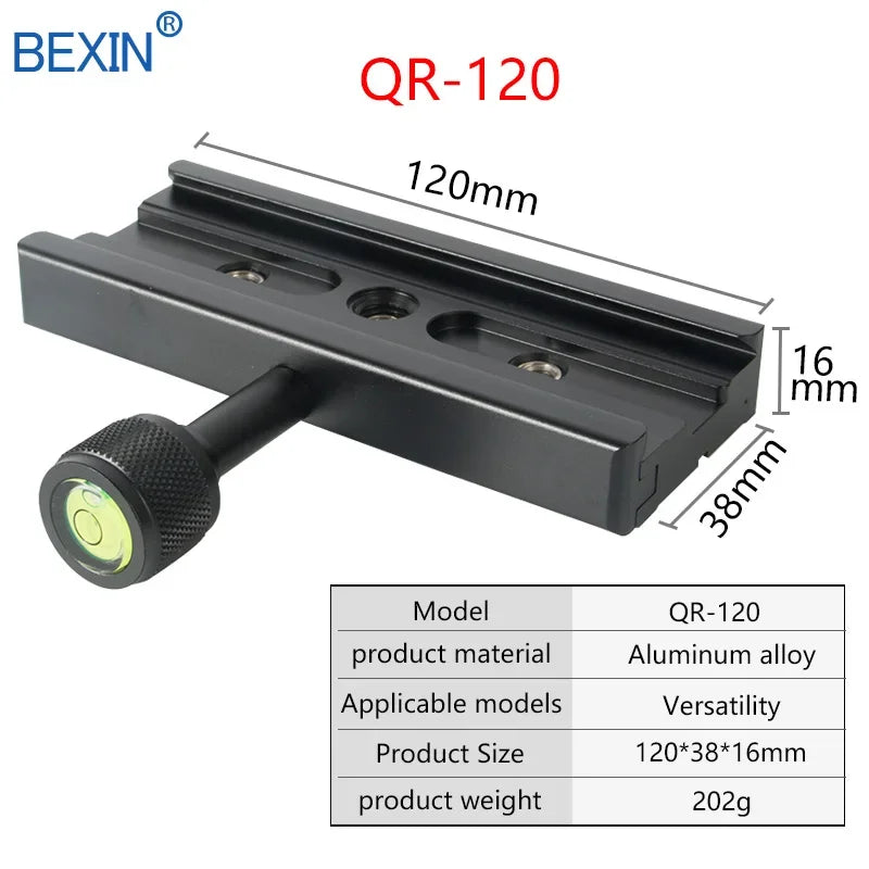 QR60 Camera quick releas clamp tripod clamp dslr camera clamp mount camera adapter for arca swiss camera with quick shot plate