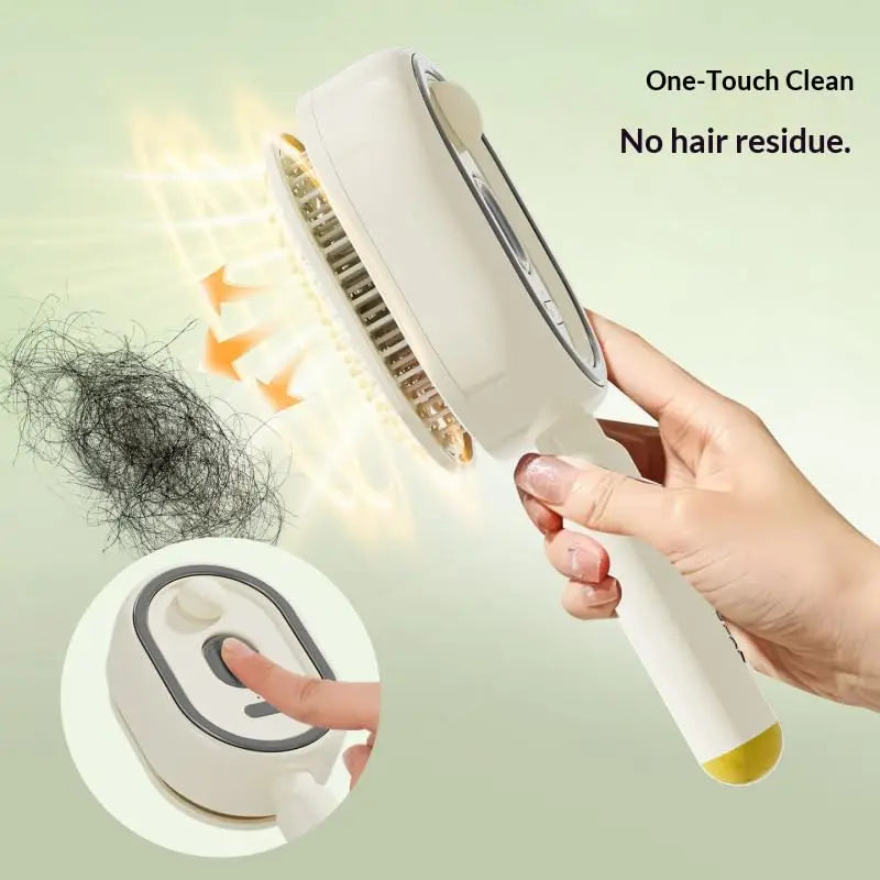 Electric Spray Hair Brush Misting Hair Brush with Water Spray Reduce Frizz Anti-Static Electric Spray Air Cushion Comb