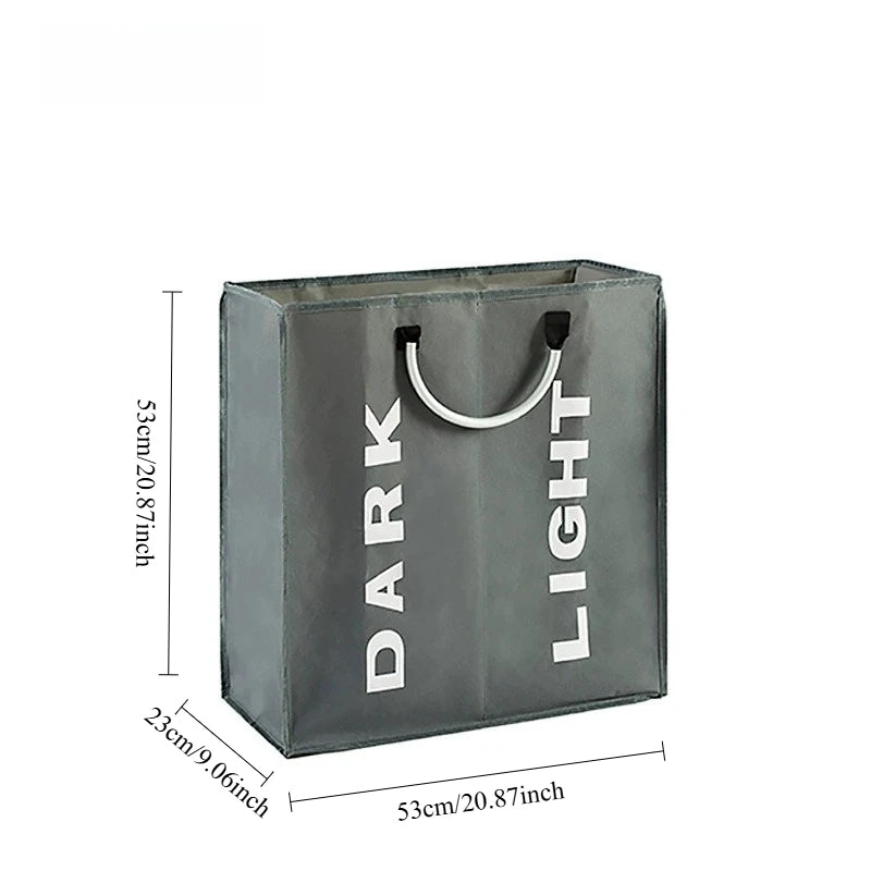 Oxford Cloth Foldable Laundry Hamper with Handles for Dirty Clothes Storage and Organization