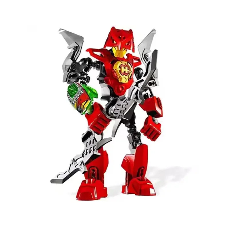 Hero Factory Star Warrior Bionicle Building Blocks, Furno Evo Combined Robot Mech Model Toy Set for Kids, Holiday Gift