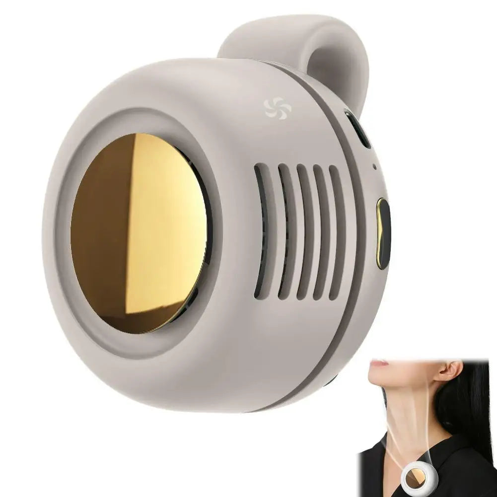 Whirlwind Leafless Mini Fan With Portable Button Design USB Charging Silent Portable Mini Fan For Home And Outdoor Travel