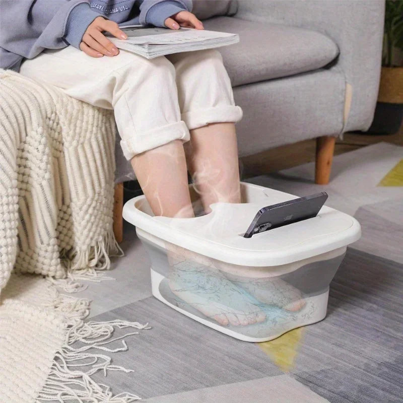 Foldable Footbath Massage Bucket Soaking Bucket Folding Basin Bucket Household Sauna Bathtub Pedicure Bathroom Suppliess