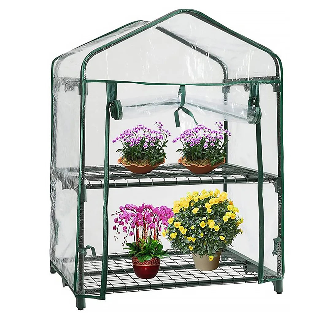 Transparent  Garden Warmer Cover PVC Flower and Plant Insulated Warming Shed Greenhouse Warming Sunroom  Rainproof Cover