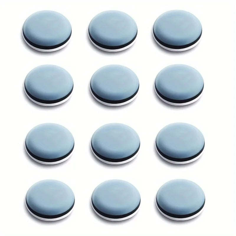 12pcs Heavy Duty Floor Sliders - Easily Move Furniture & Carpets with 20mm/0.79in Feet Gliders!