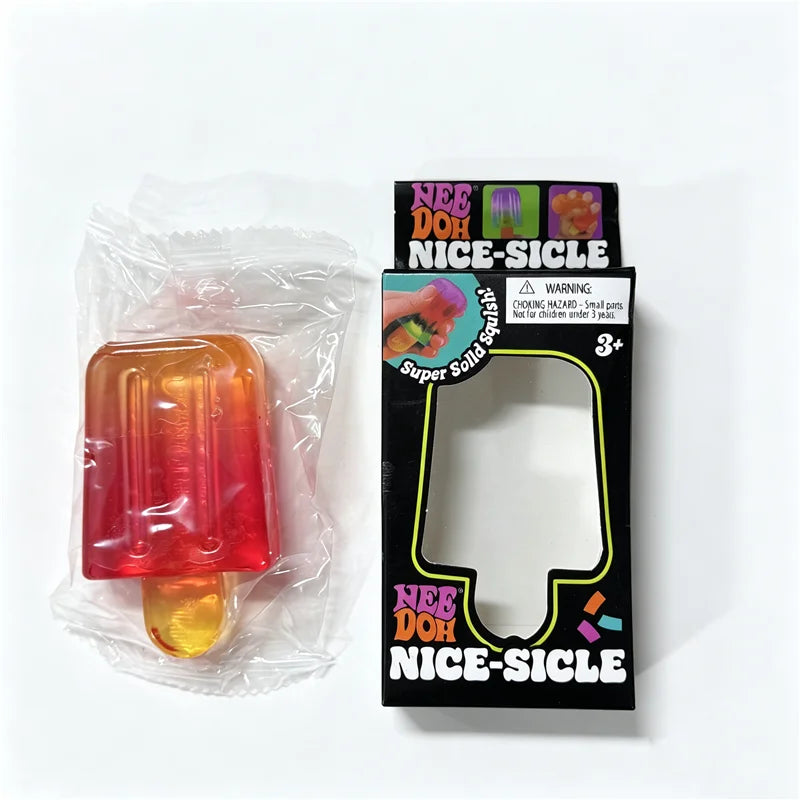 Needoh Sensory Jellyfish Gummy Bear Toy Soft Nice Cube Anti-Stress Stress Relief Pressure Souvenir Sensory Non-toxic Fidget Toy