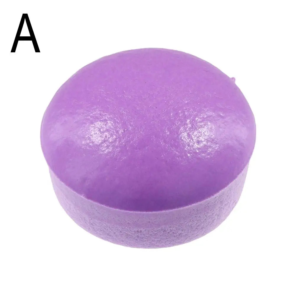 Purple Soft Potato Pinch Toy - Fun Custard Bun Sticky Small Cake, Slow Rebound Decompression Toy, Party Gift Candy Color