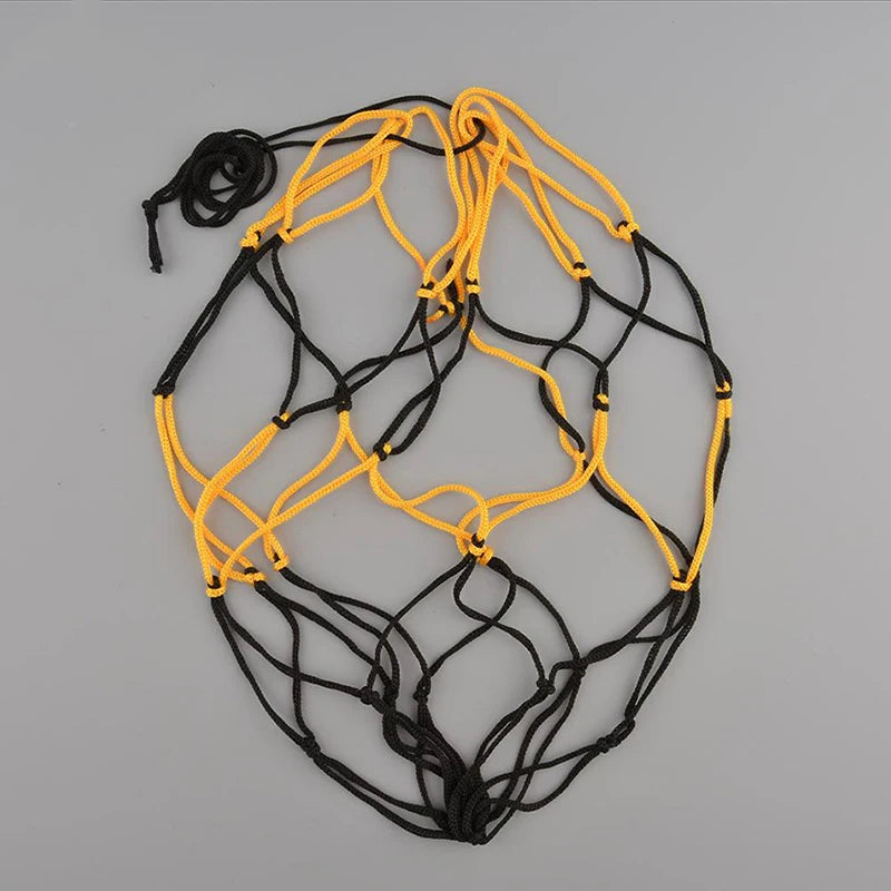 Ball Net Bag Net Bag Mesh For Soccer Ball Basketball Soccer Outdoor Football Standard Drawstring Volleyball Closure