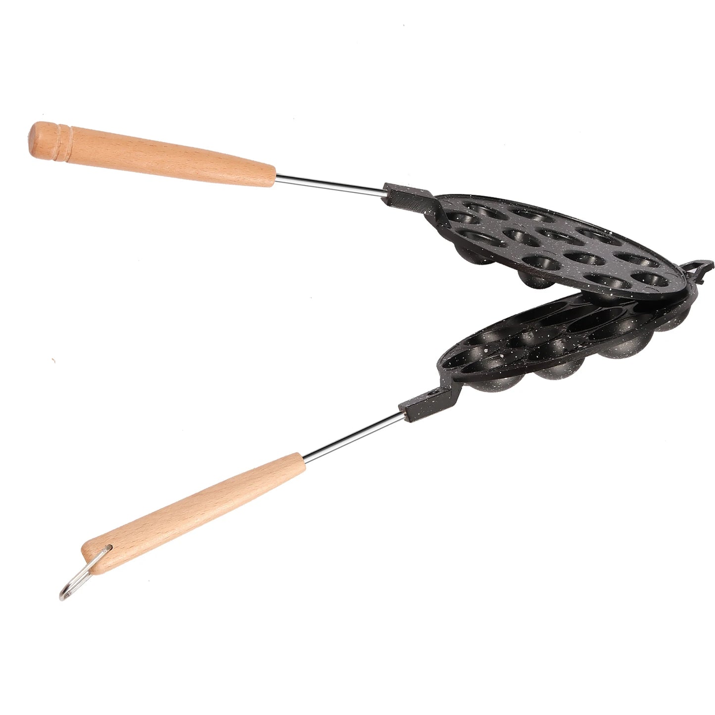 Walnut Cookie Mold Aluminum Alloy Walnut Cookie Maker Mould Nonstick Cook Making Tool with Handle for Baking Kitchen Accessories