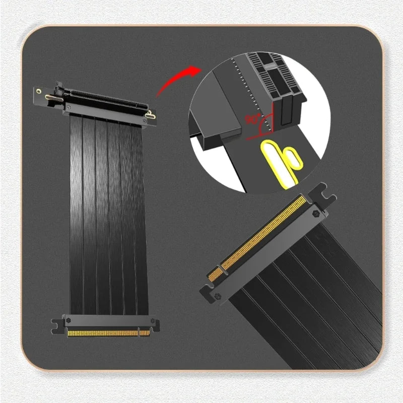Riser Cable PCI For EXPRESS 16X Flexible Cable Card High Speed Extension Port Adapter Card PCIe 3.0 X16 Riser For GPU