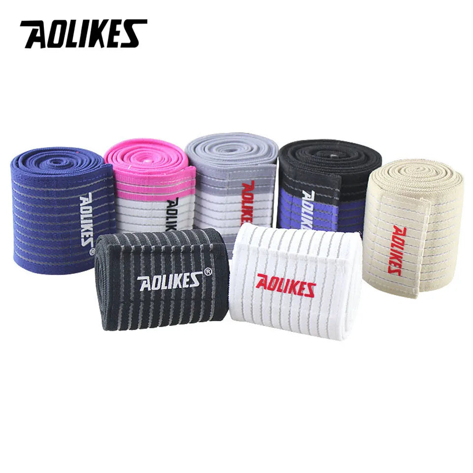 AOLIKES Professional Sports Strain Wraps Bandages Elastic Ankle Support Pad Protection Ankle Bandage Guard Gym Protection