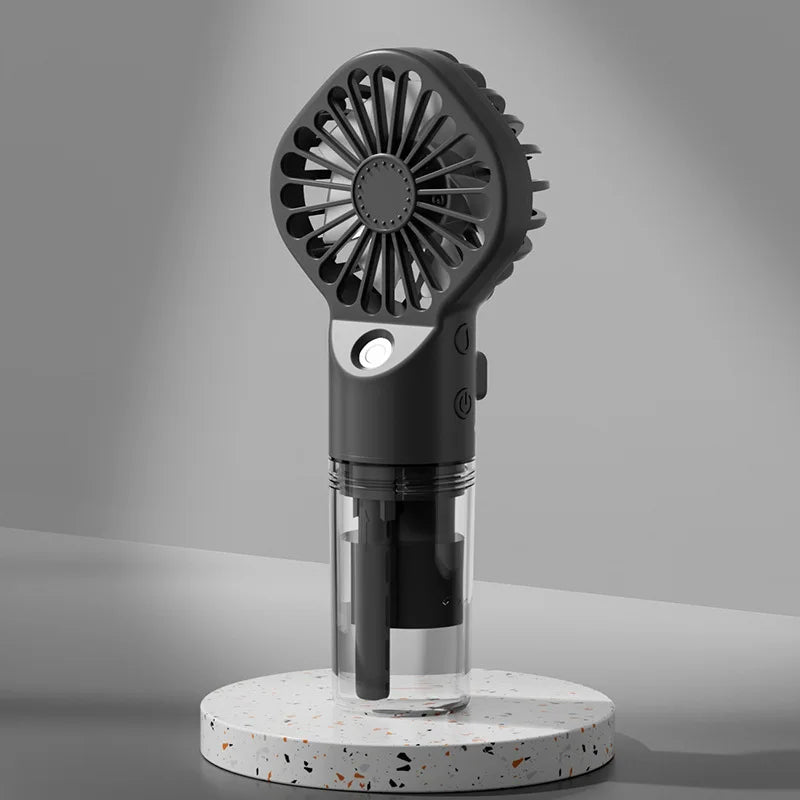 Baby 3 Speeds Stroller Mini Fan With Light Portable USB Charging Fan Mobile Phone Holder Stroller Accessories Baby Newborn Items