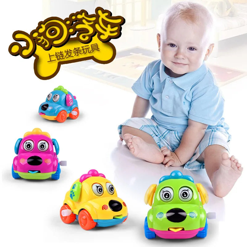 New Clockwork Toy Cartoon Winding Creative Cute Chain up car Small Animal Gift