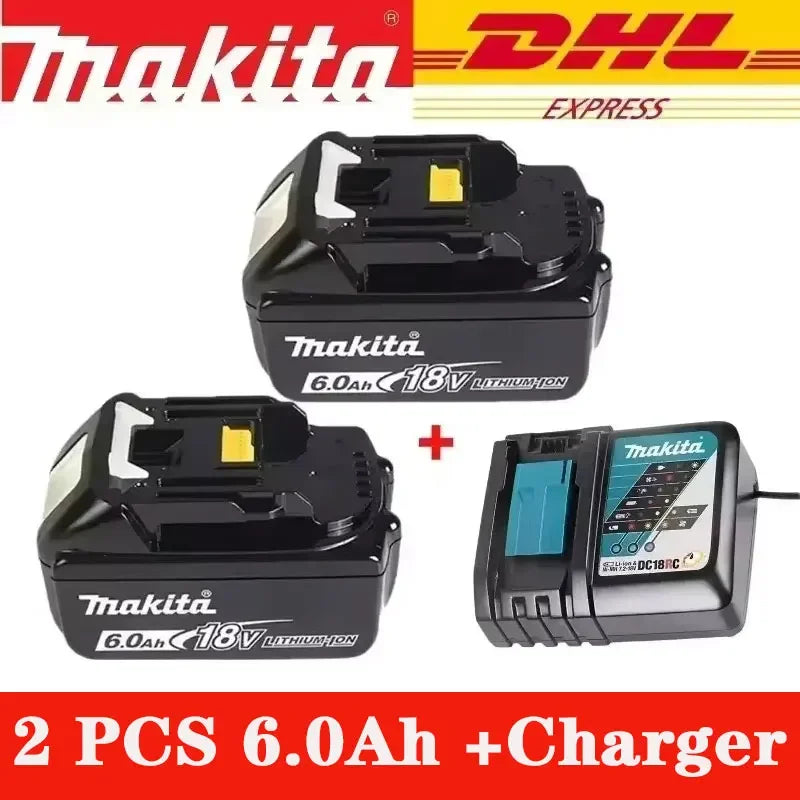 Makita 100%Original DDF487 Cordless Driver Drill 18V Brushless Electric Impact Screwdriver Rechargeable Power Tool