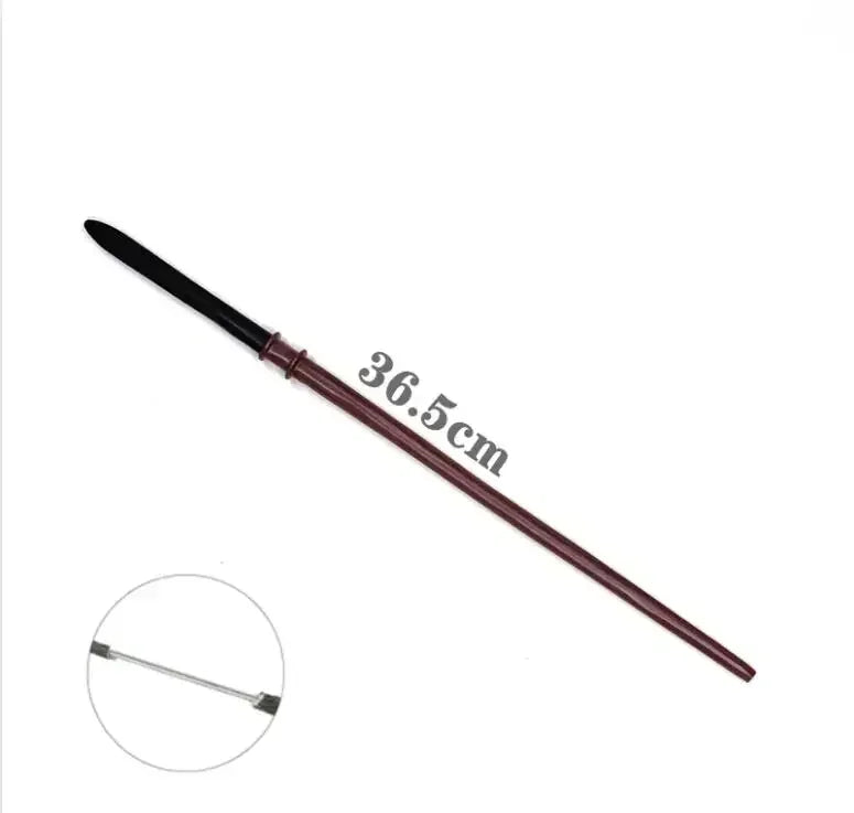 New Anime Cosplay Metal Core Magic Wand Harri Decoration Toy Accessories For Bacchetta Di Plastic Pottee Magic Stick