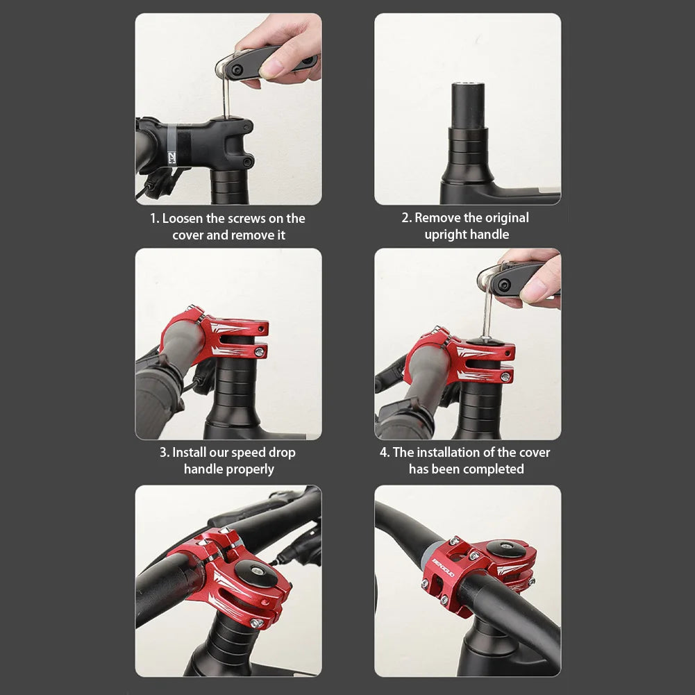 31.8 Stem MTB Stem Aluminum Alloy Short Handlebar Stem MTB Bike Handlebar Stem for Most Bicycle Road Bike MTB BMX Fixie Gear