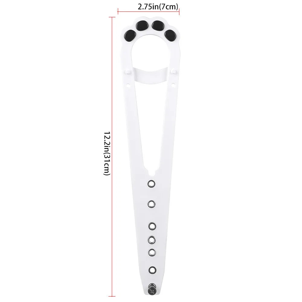 Cat Door Holder Latch Adjustable Dog Door Stopper Elastic Gate Lock Flex Latch Strap Keep Dog Out From Entering Pet Gate Supply