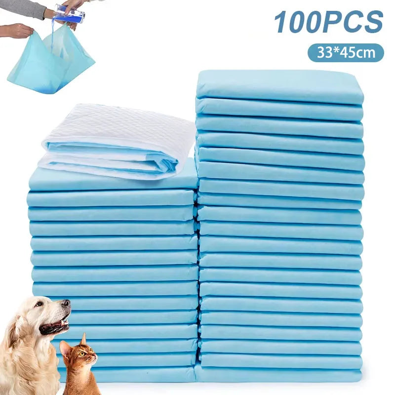 10/20/30/50/100pcs Pet Diapers for Cats, High-Absorbency Pet Diapers, Dog Poop Pads, Quick-Dry Disposable Pads, Clean Mats