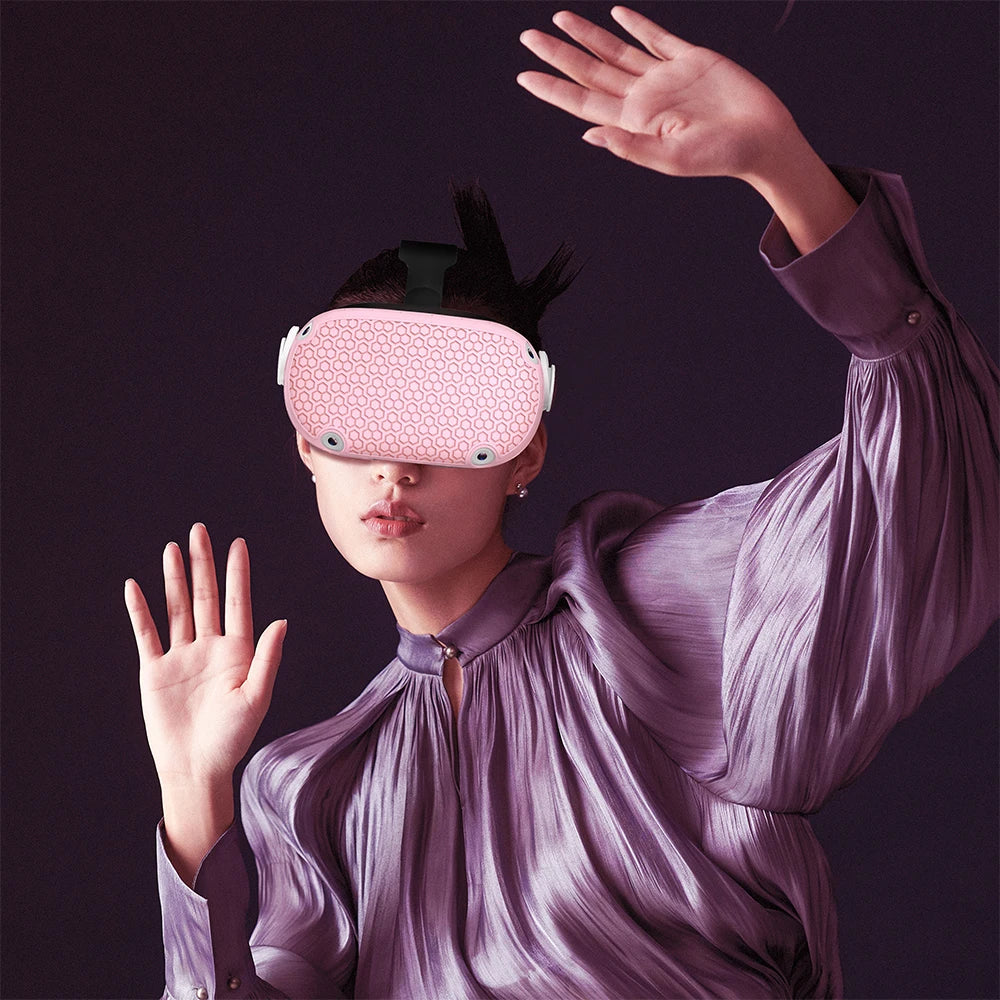 Silicone Protective Cover Shell Case For Oculus Quest 2 VR Headset Head Face Cover Eye Pad Handle Grip Button Cap VR Accessories