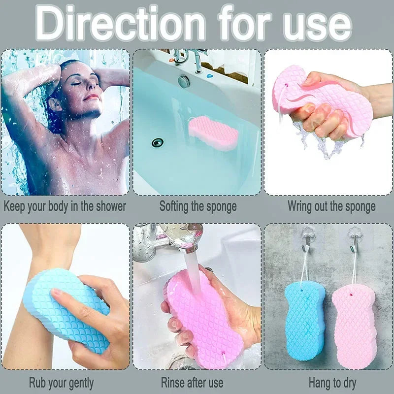 Exfoliating Brush for Feet Foot Wash Mat Brush Body Wash Scrubber in Shower Silicone Bath Massage Mat Back Brush Wall Mounted