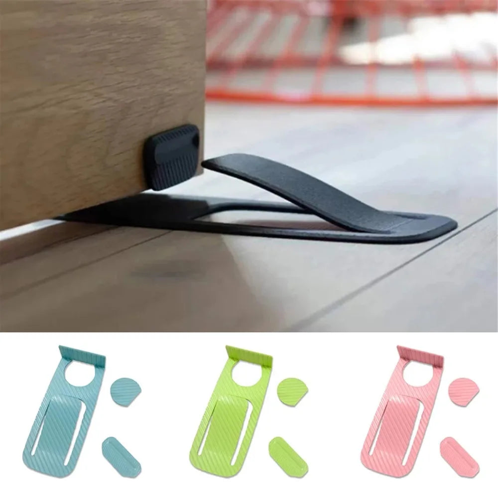 Multi-function Door Stopper Safety Protector Creative Door Open Wedge Shaped Holder Safe Floor Door Stopper
