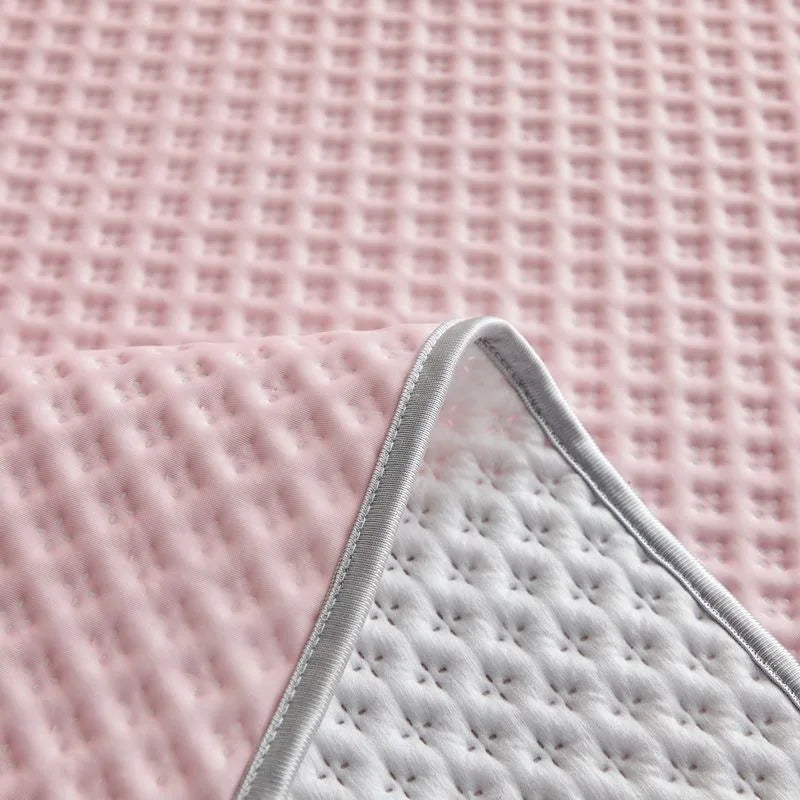 Breathable Cooling Mattress Comfortable Washable Ice Silk Bed Mat Pad Soft Skin-friendly Summer Sleeping Mat Household