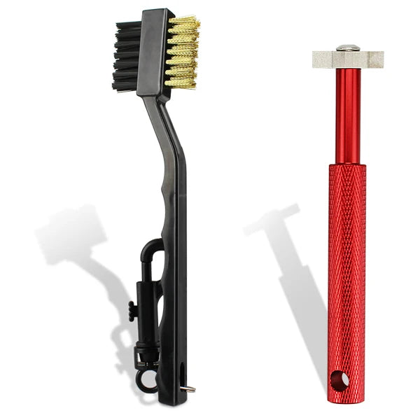 2Pcs/Set Golf Club Brush Golf Club Sharpener Grooving Tool Golf Putter Wedge Ball Groove Cleaner Kit Cleaning Tool  Accessories