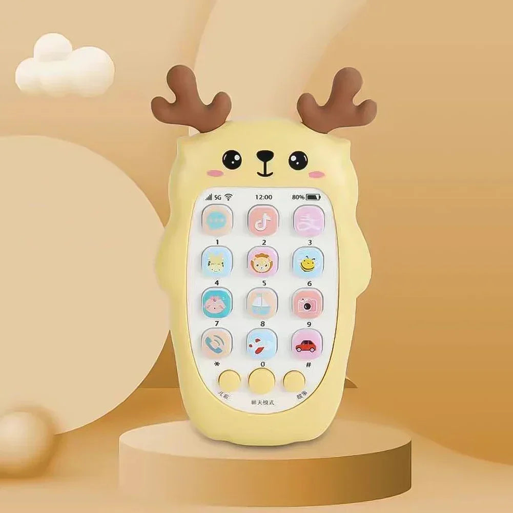 Baby Phone Toys Bilingual Telephone Teether Music Voice Toy Early Educational Learning Machine Electronic Children Gift Baby Toy