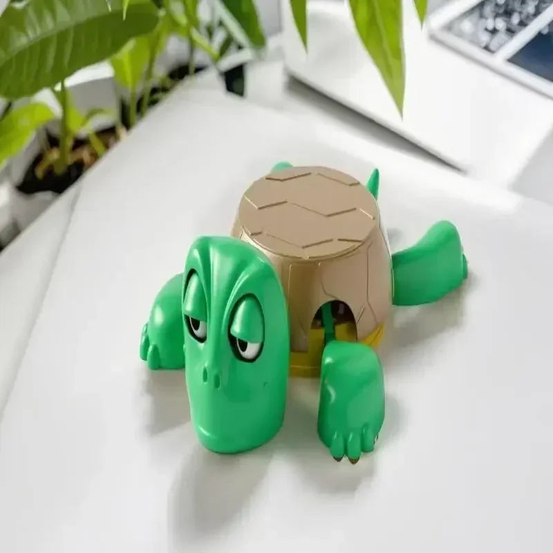 Quirky Turtle Coaster 3D Printed Panicked Turtle Insulated Coaster Ornament Stress Relieve Funny Mug Base Decor Cup Pad