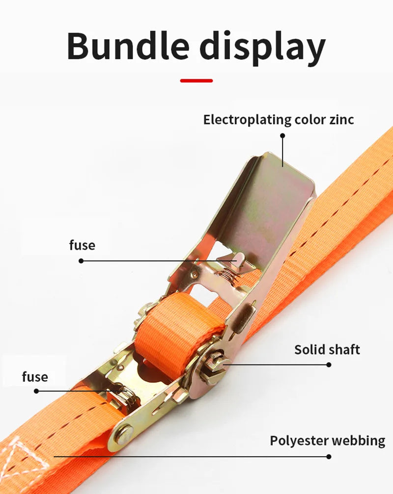 Truck Binding Belt Tensioner Small Ratchet Tensioner Self-Locking Cargo Packaging And Fixing Aircraft Belt Thickening