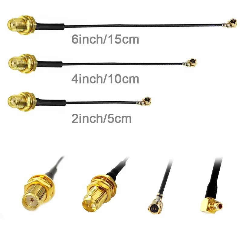 2/4/8Pcs RP SMA Pigtail Cable 1.13 Cable SMA Female Connector To UFL/U.FL Cable for WiFi Antenna Extension
