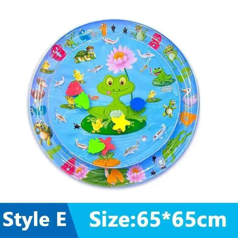 Cats Sensory Water Play Mat With Fish Thickened Inflatable Pet Water Bed Dog Play Sensory Toy Water For Pet Play Interactive Fun