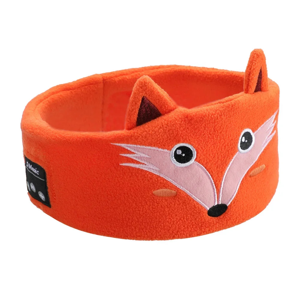 Kid Bluetooth Headphone Sleep Mask Bluetooth 5.0 Stereo Music Player Support Handsfree Soft Music Headband For Children Gifts