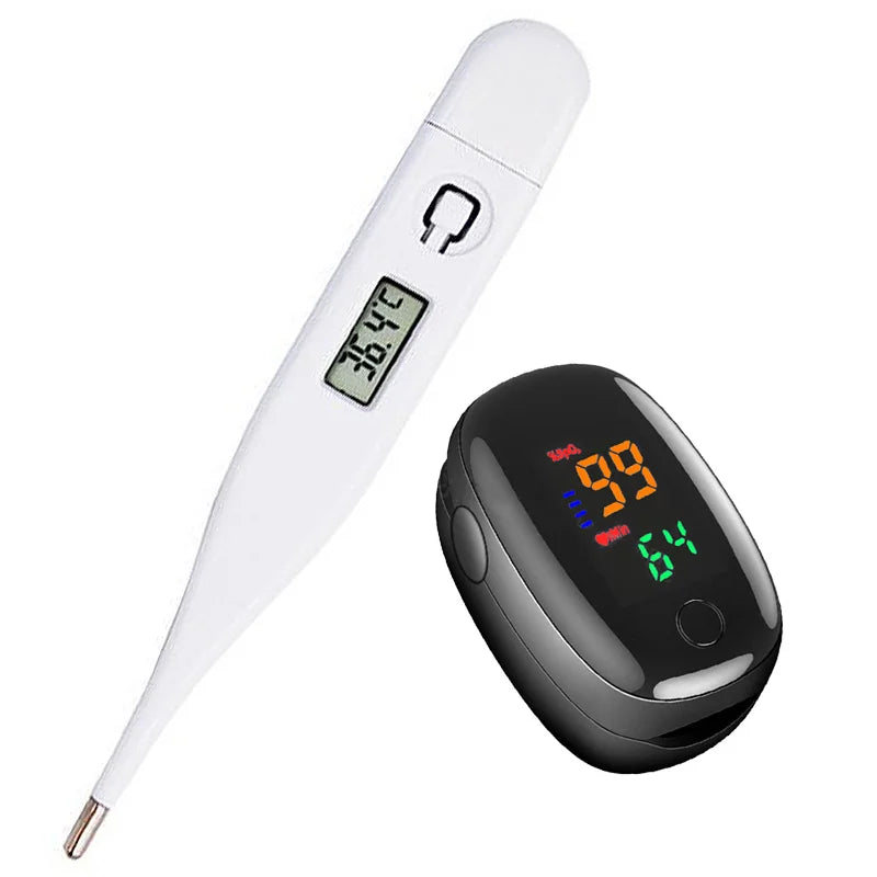 Household Thermometer Baby Adult Medical Ear Thermometer Digital Thermometer Fever Thermometer Pulse Oximeter Finger Medical