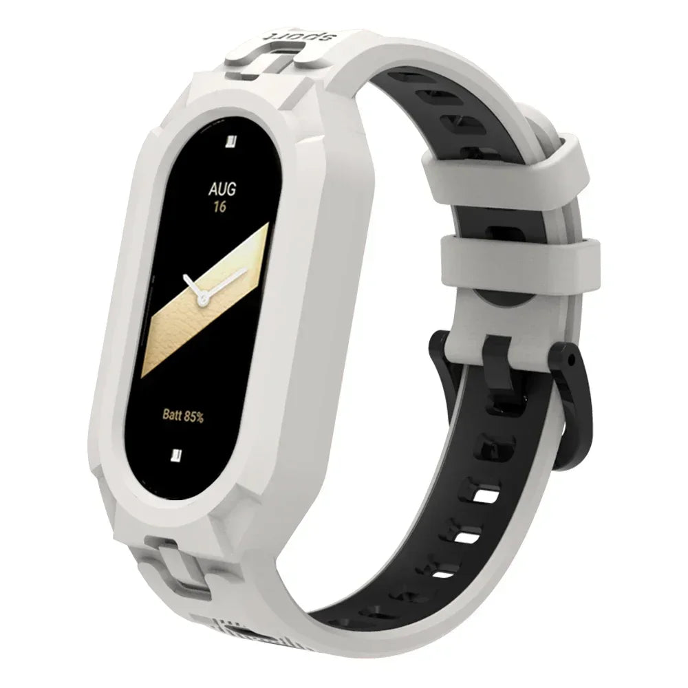 Silicone Sport Strap For Xiaomi Mi Band 9 8 7 6 5 Replacement Soft TPU Case Smartwatch Wristband For Xiaomi Mi Band 9 Bracelets